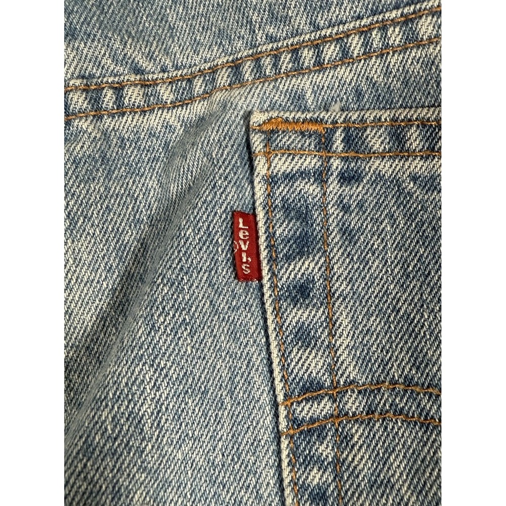 Vintage Levis 550 Relaxed Tapered Leg Denim Jeans Womens‎ 24 W M Blue Light Wash - Picture 7 of 11